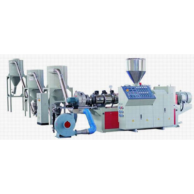 Гранулятор машины Pelletizing винта PVC JWELL встречный конический двойной