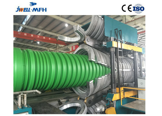 HDPE PP удваивает гофрированную стеной машину штранг-прессования трубы Dwc