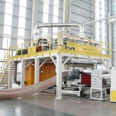 производственная линия 800mm 1600mm PP Meltblown Nonwoven для лицевого щитка гермошлема