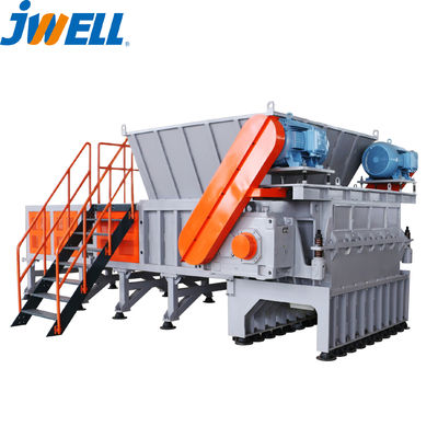 Шредер одиночного вала машины отхода JWELL 1000kg/h пластиковый повторно используя тяжелый сильный