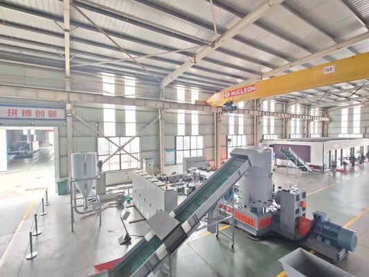 Полиэтиленовая пленка LDPE BOPP повторно используя 3 интегрированную машинами линию Pelletizing